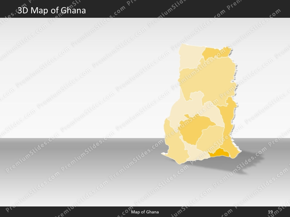 powerpoint map ghana