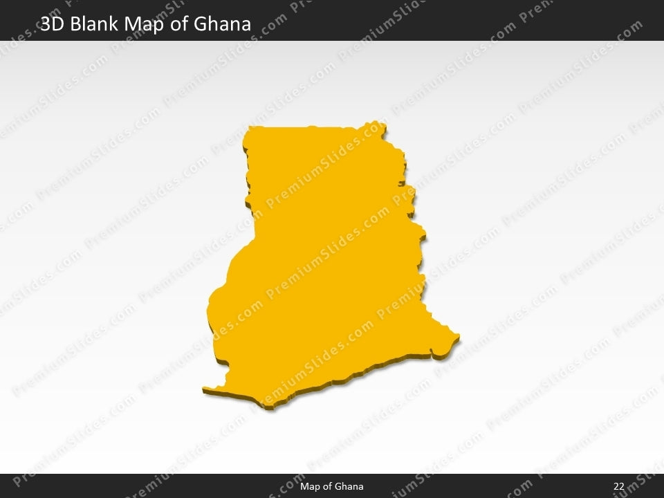 powerpoint map ghana