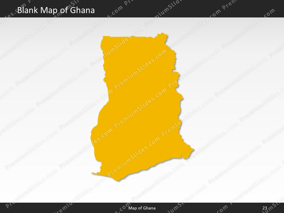 powerpoint map ghana
