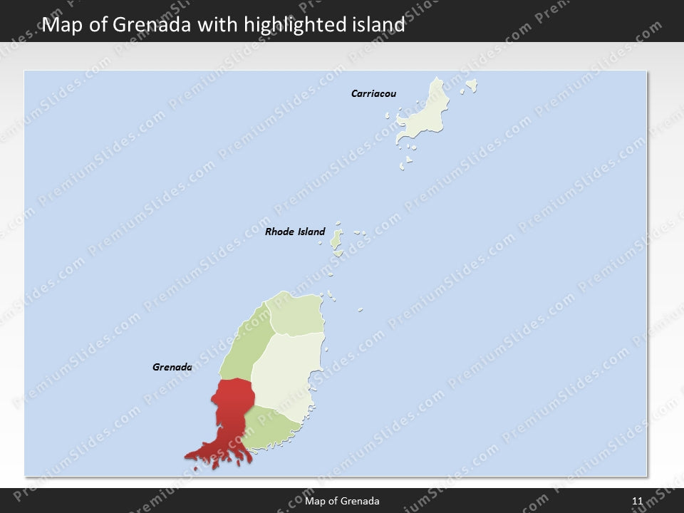 powerpoint map grenada
