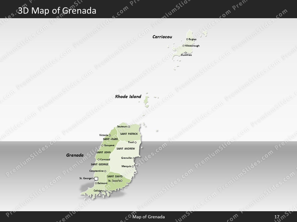 powerpoint map grenada