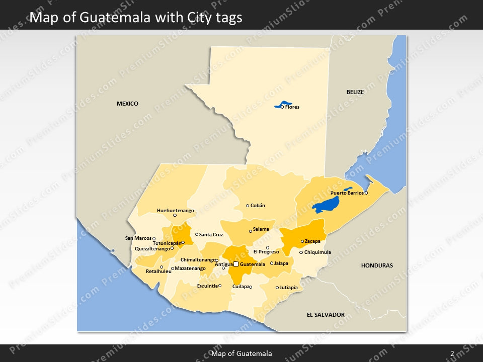 powerpoint map guatemala