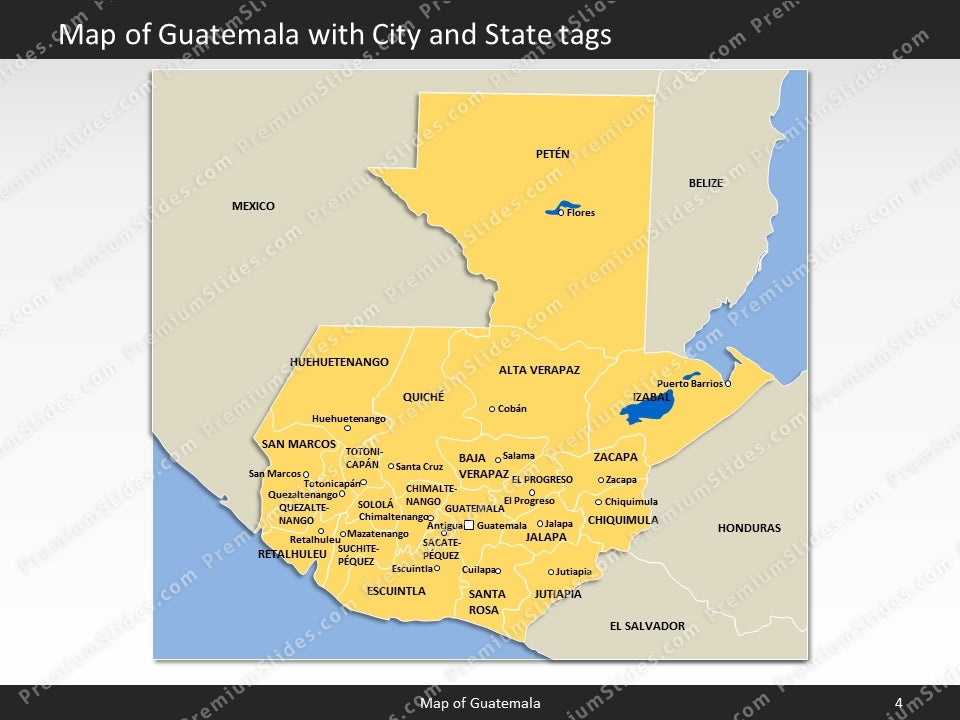 powerpoint map guatemala