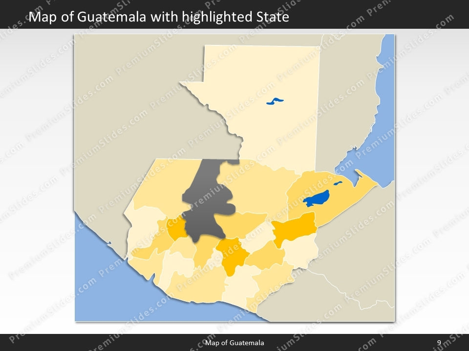 powerpoint map guatemala