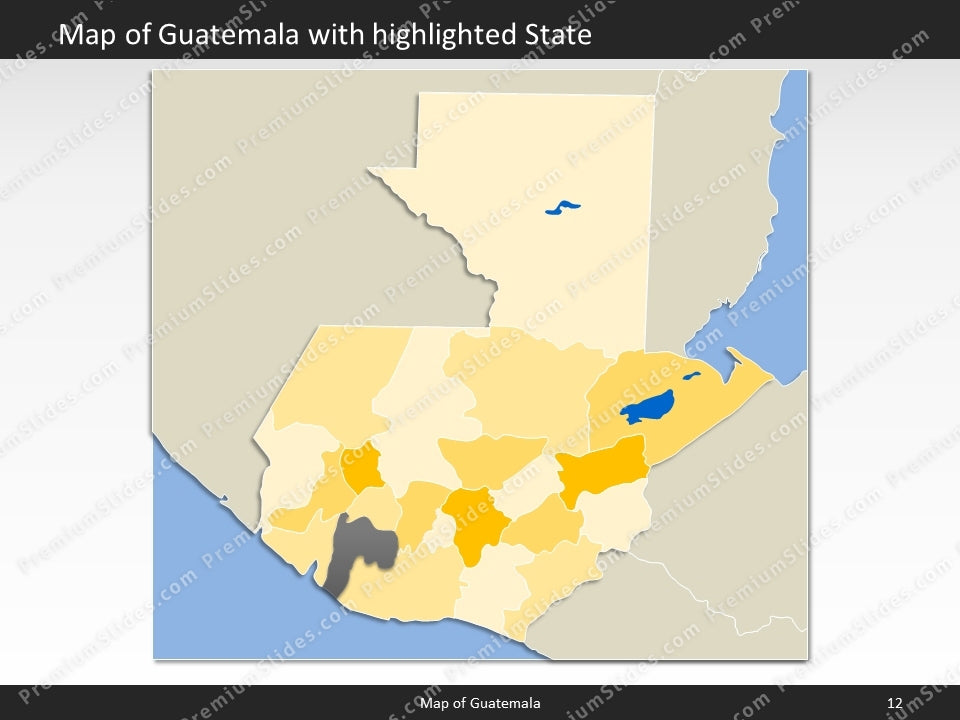 powerpoint map guatemala