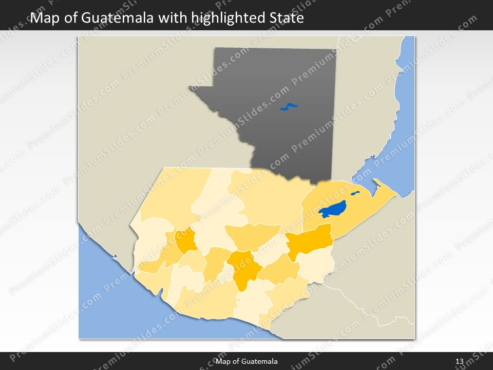powerpoint map guatemala