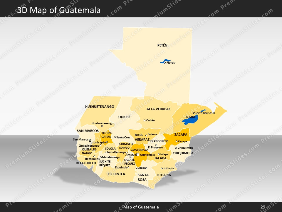 powerpoint map guatemala