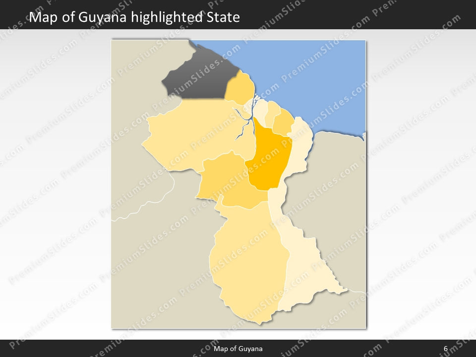 powerpoint map guyana