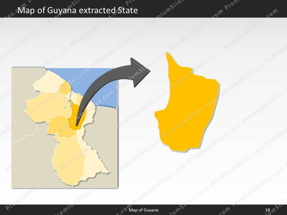 powerpoint map guyana