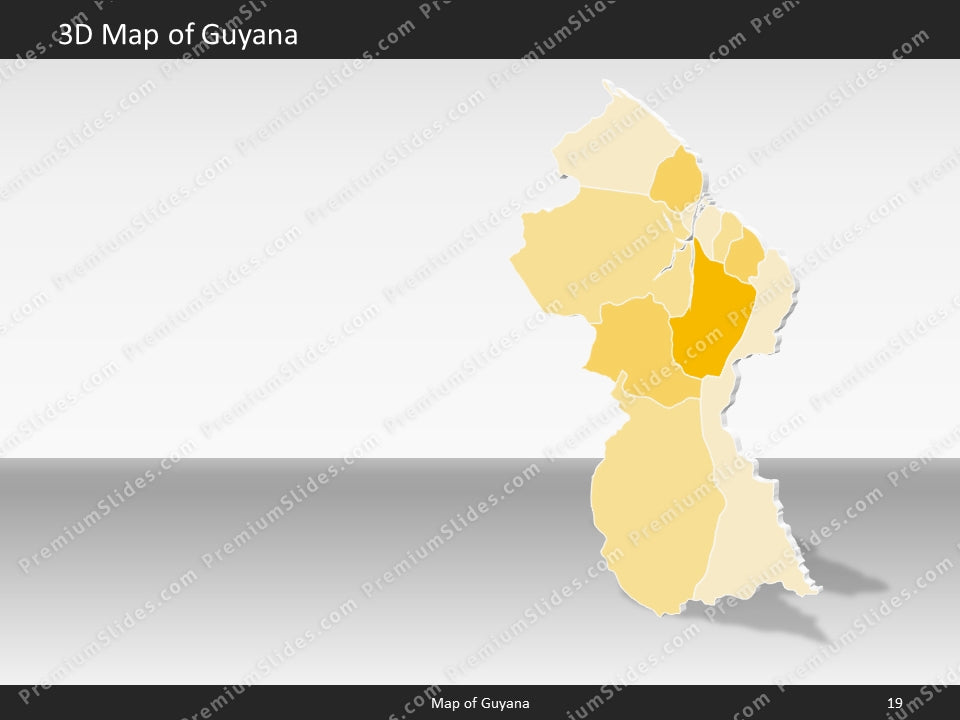 powerpoint map guyana