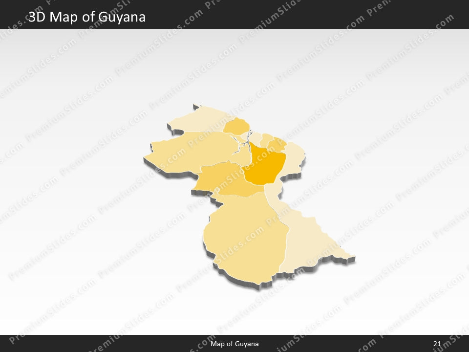 powerpoint map guyana