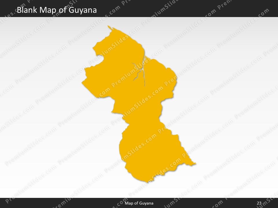 powerpoint map guyana
