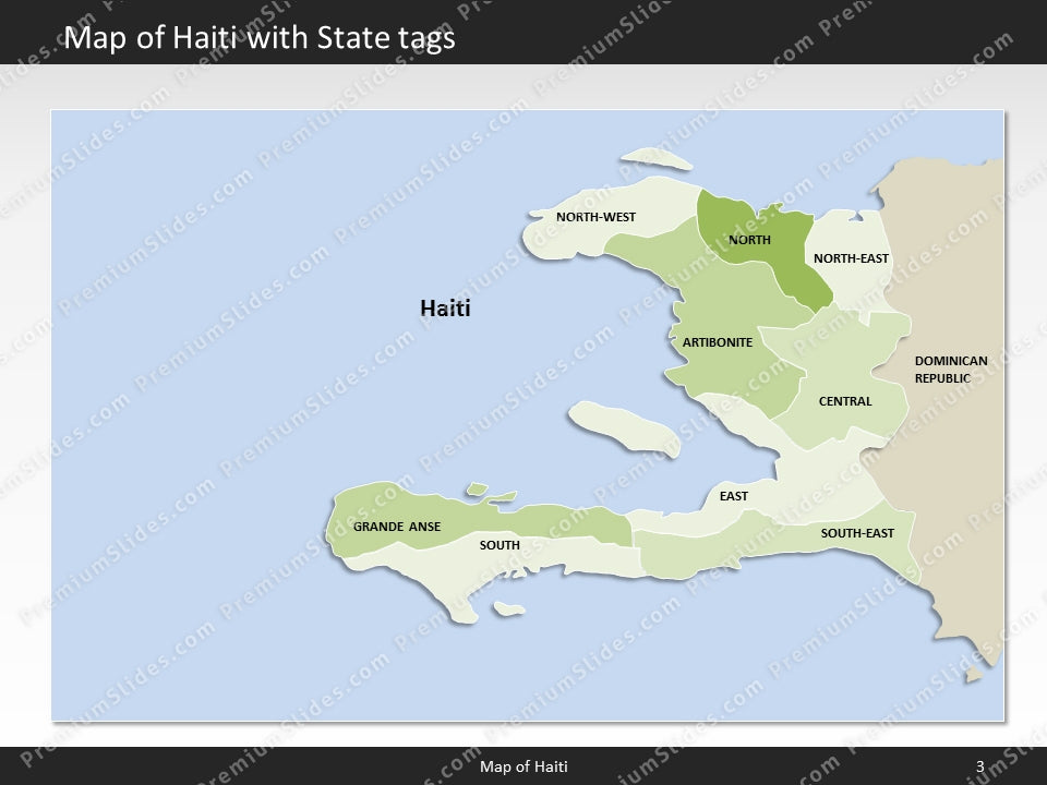 powerpoint map haiti