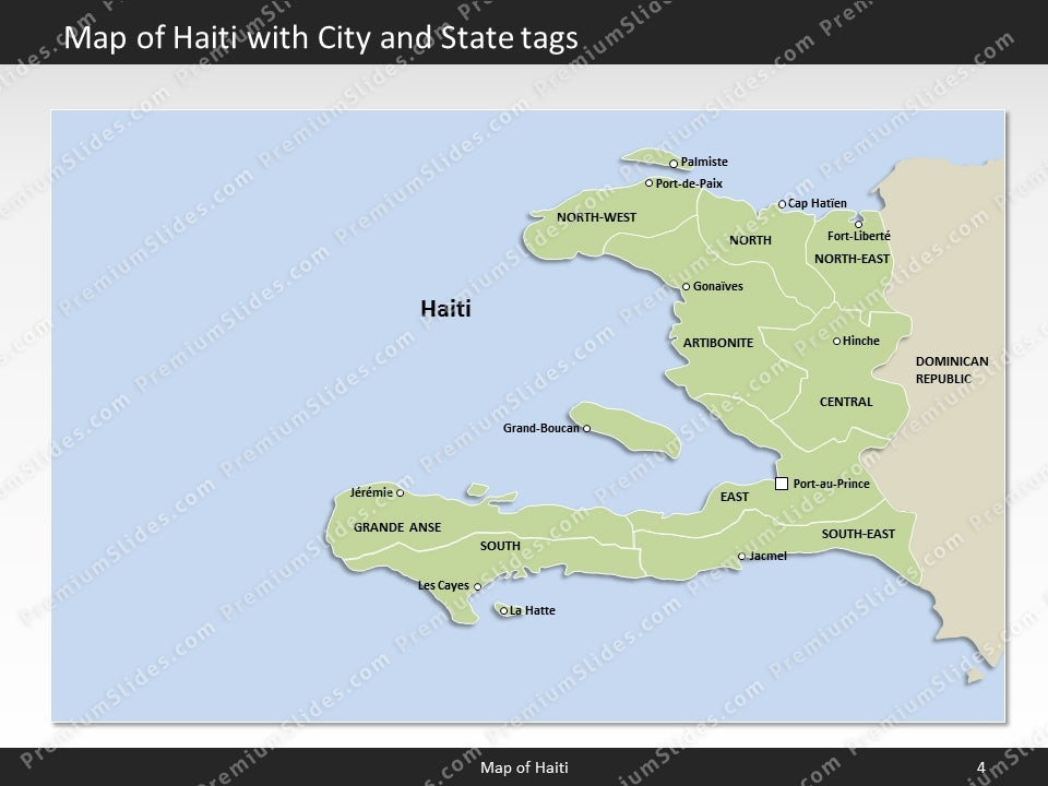 powerpoint map haiti