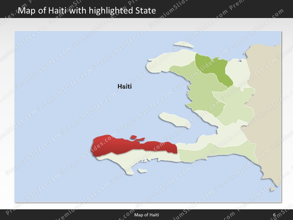 powerpoint map haiti