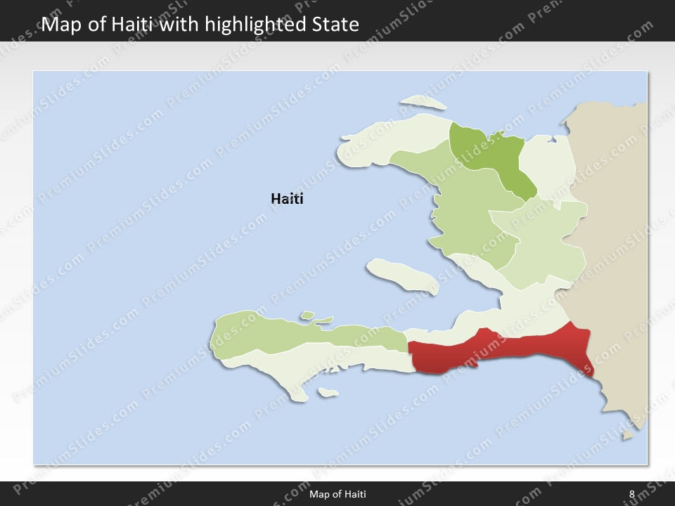 powerpoint map haiti