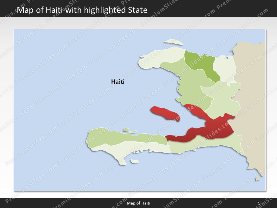powerpoint map haiti