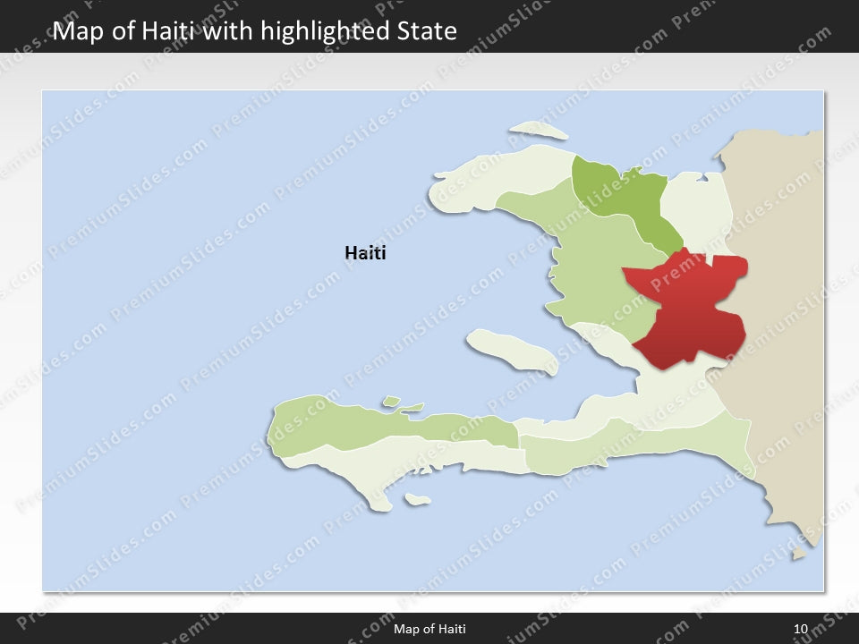 powerpoint map haiti