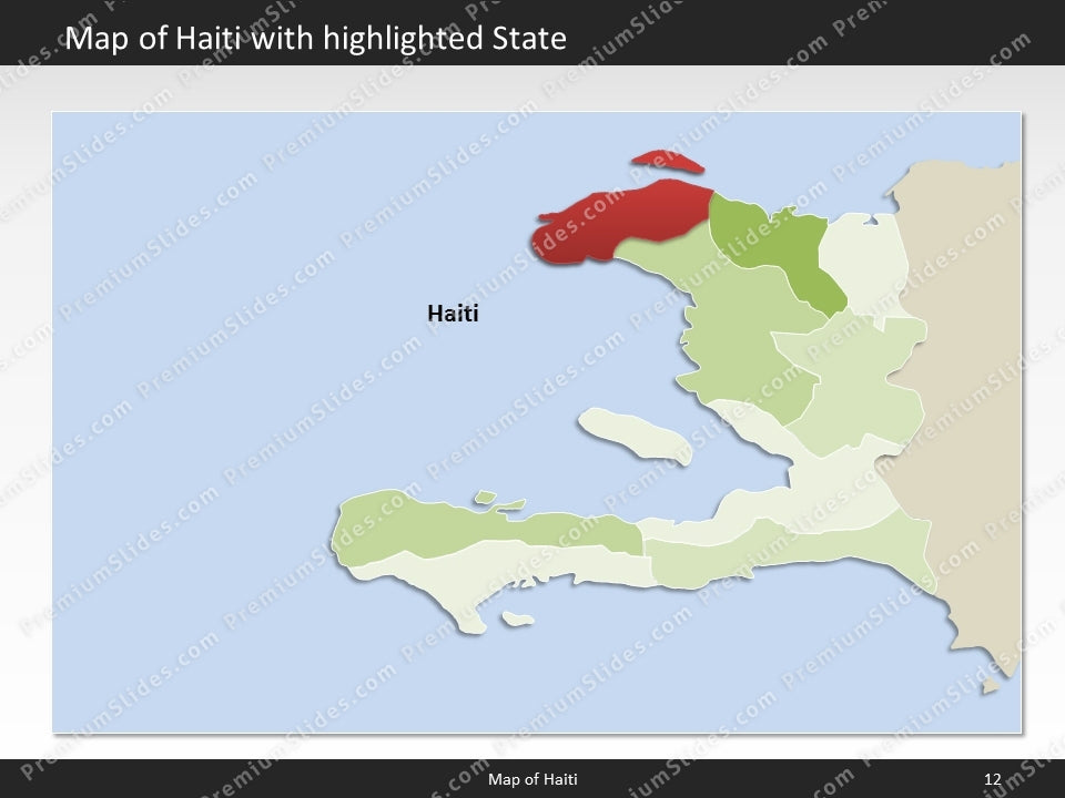 powerpoint map haiti