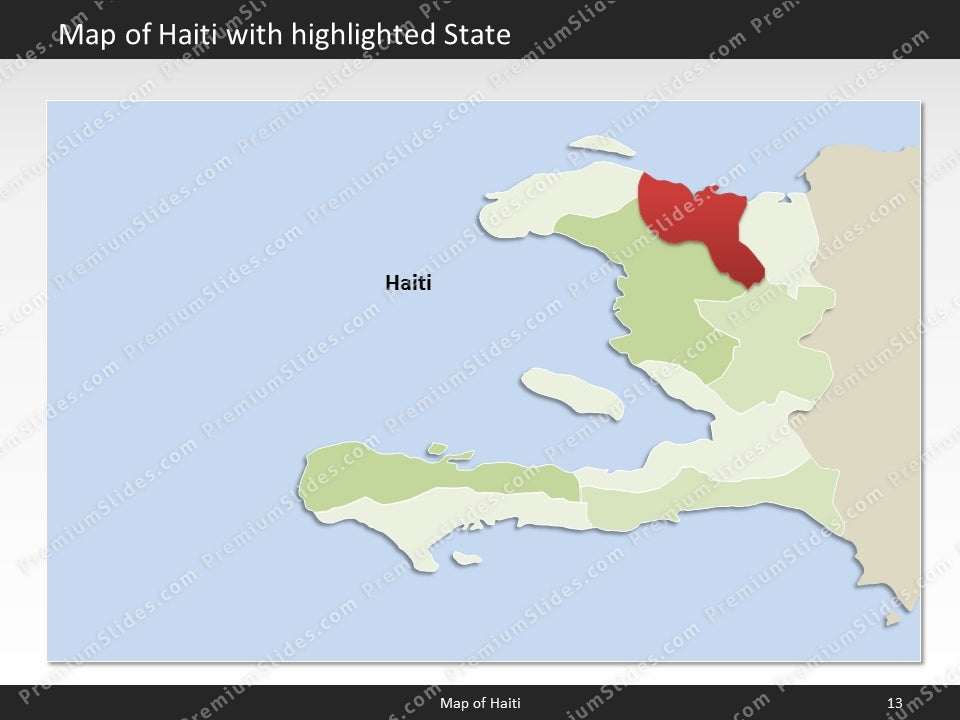 powerpoint map haiti