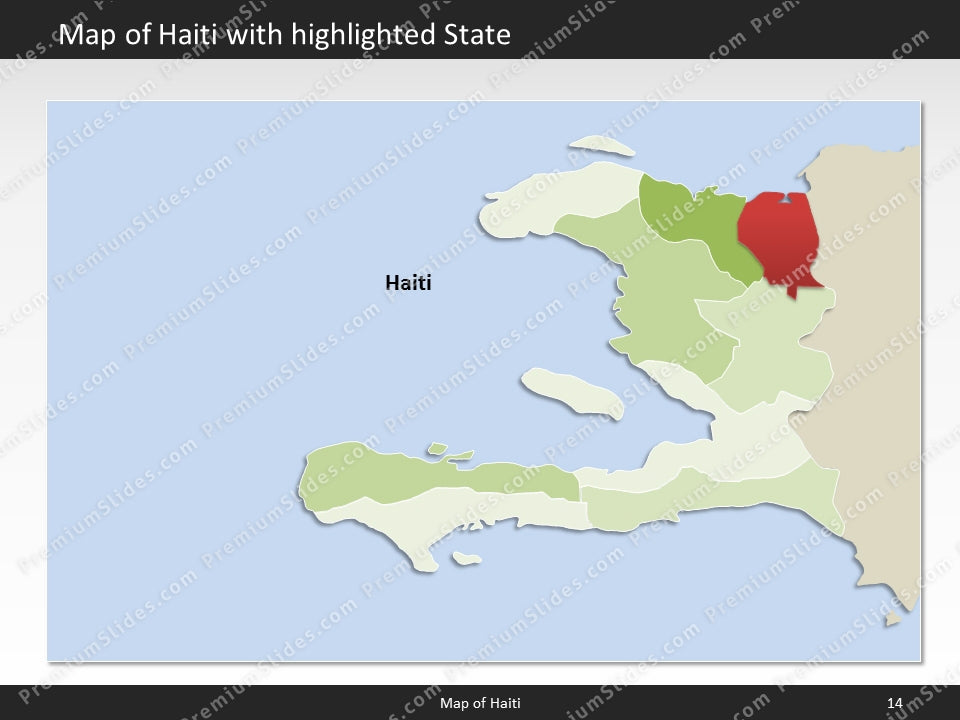 powerpoint map haiti