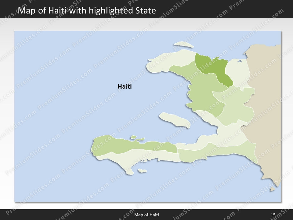 powerpoint map haiti