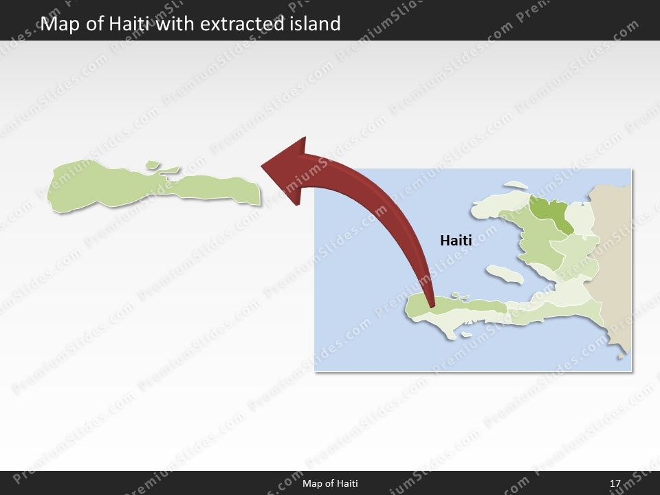 powerpoint map haiti