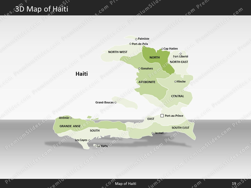 powerpoint map haiti