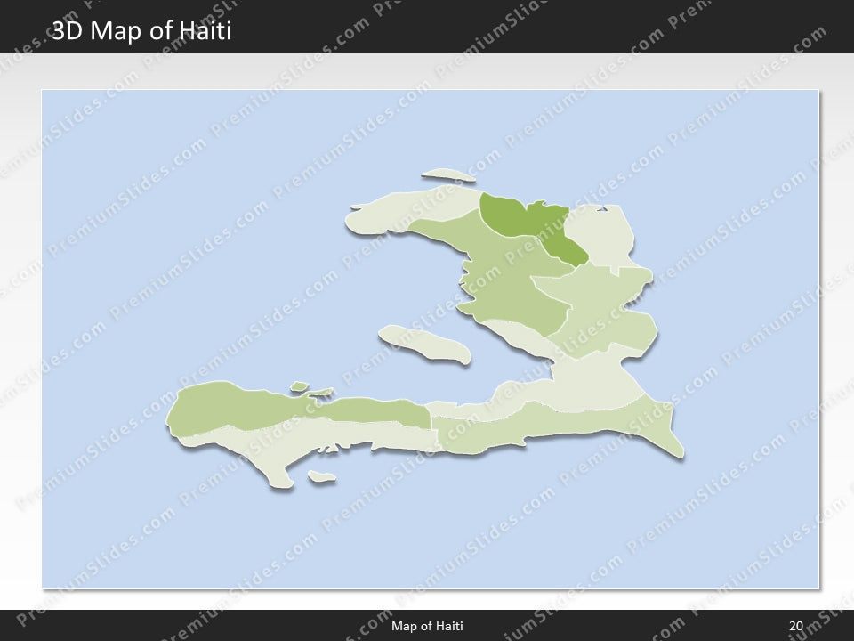 powerpoint map haiti