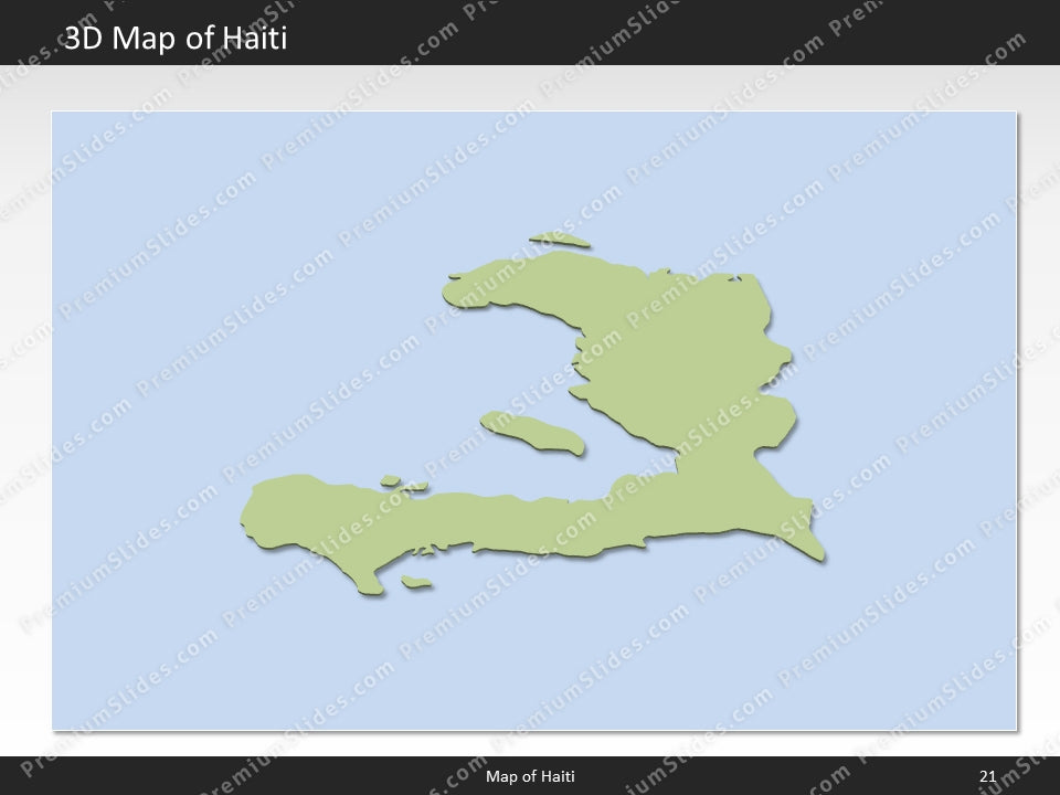 powerpoint map haiti
