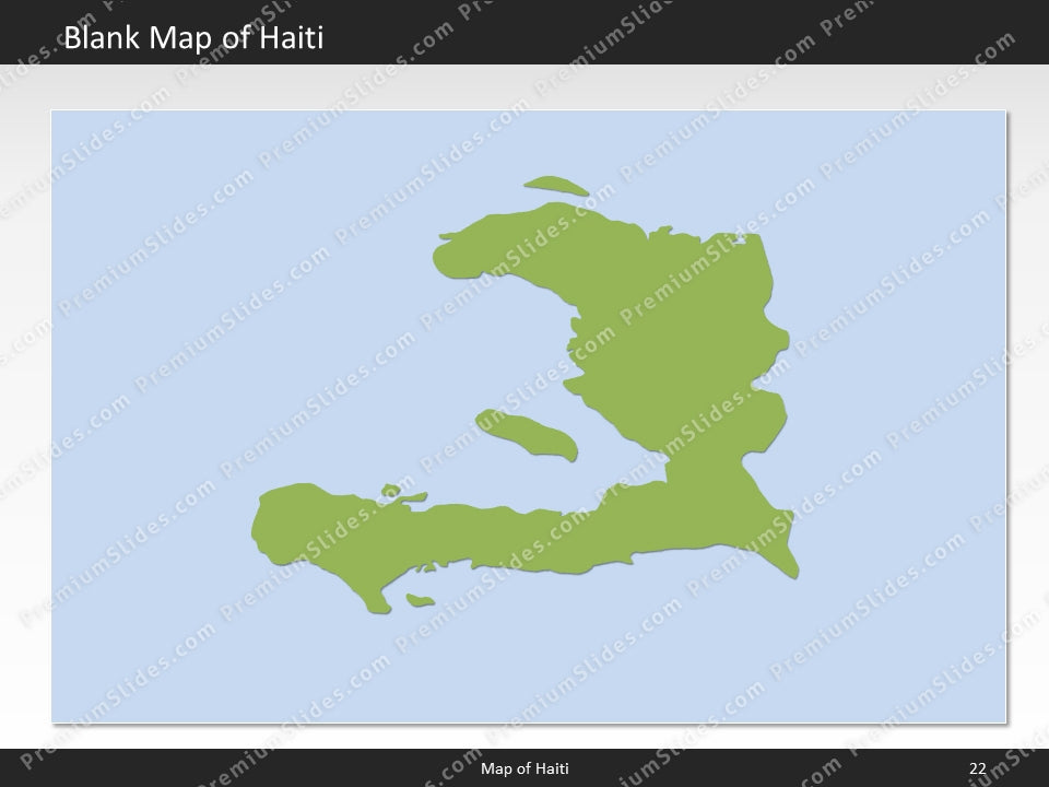 powerpoint map haiti