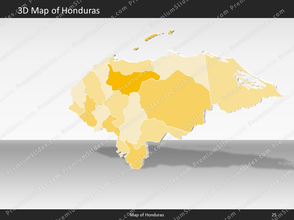 powerpoint map honduras