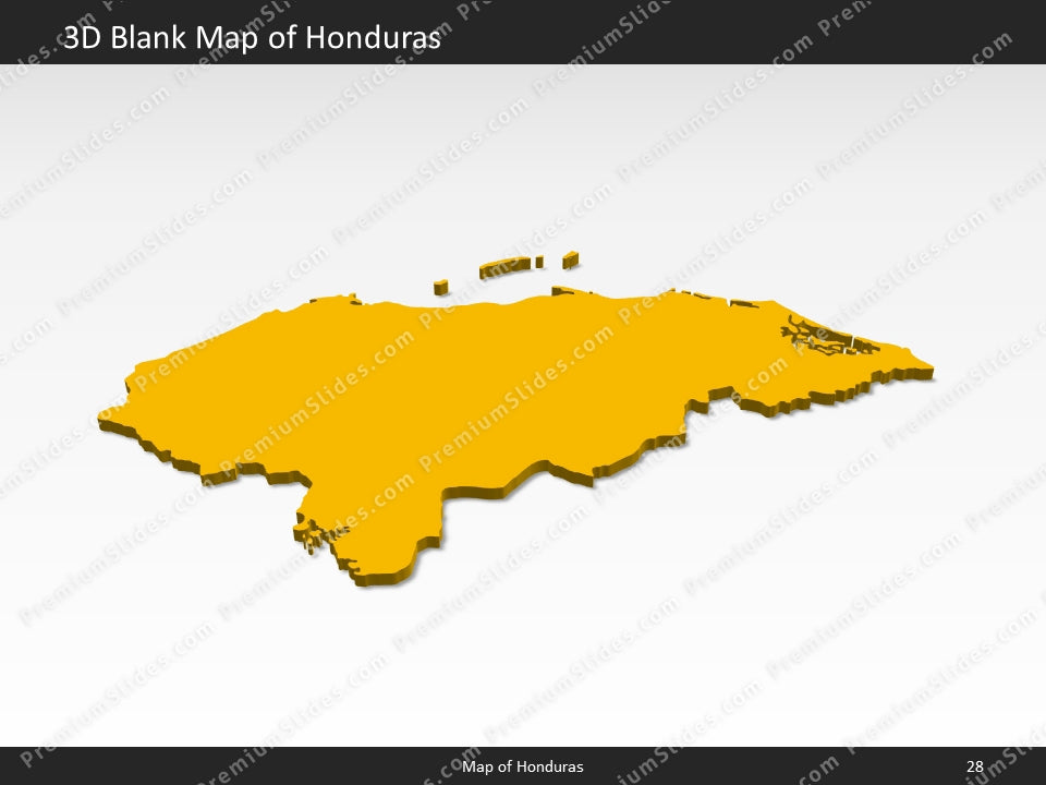 powerpoint map honduras