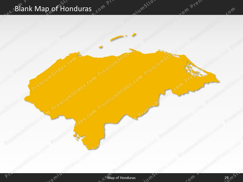 powerpoint map honduras