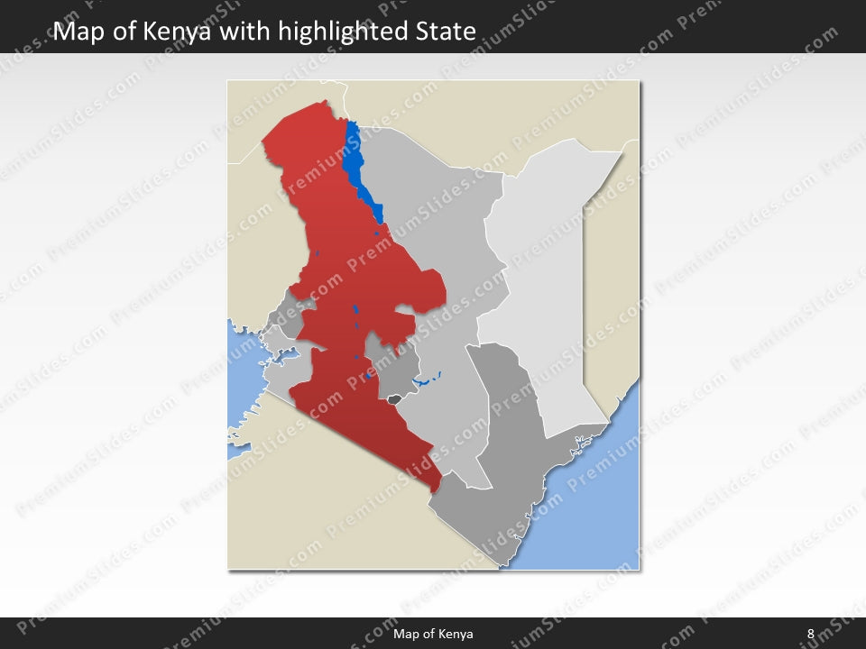 powerpoint map kenya