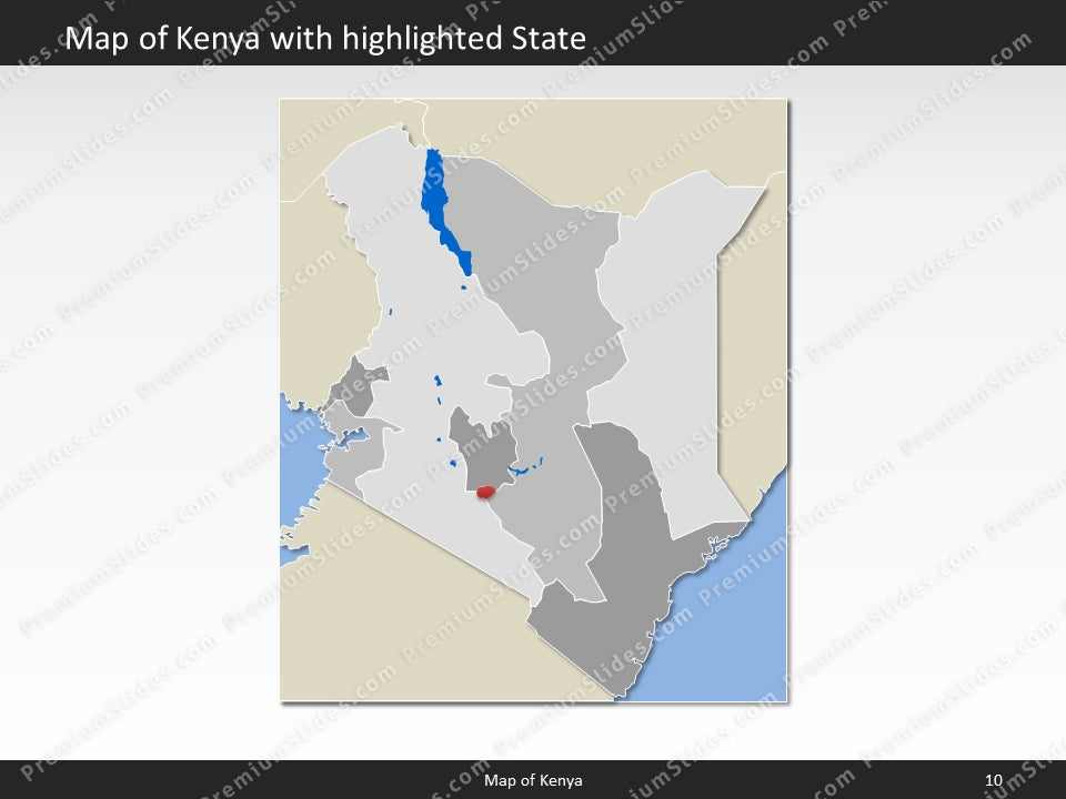 powerpoint map kenya