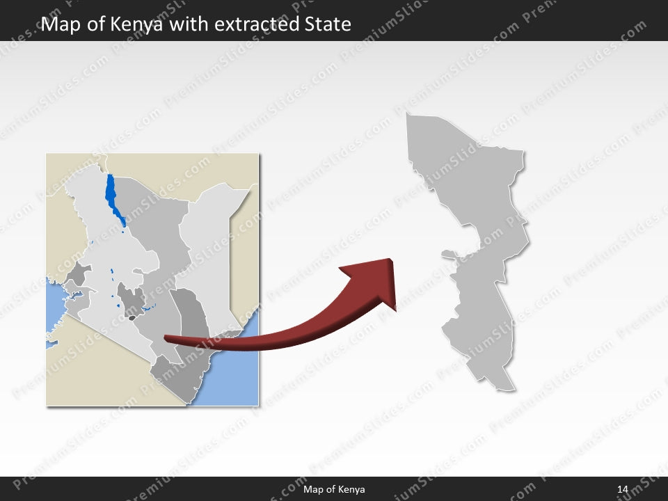 powerpoint map kenya