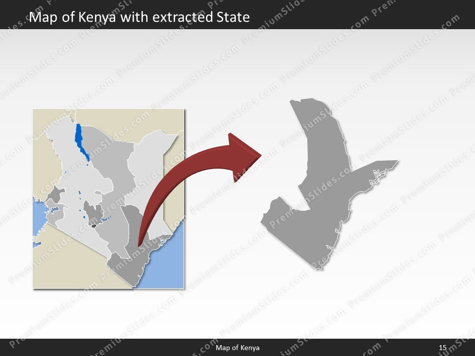 powerpoint map kenya