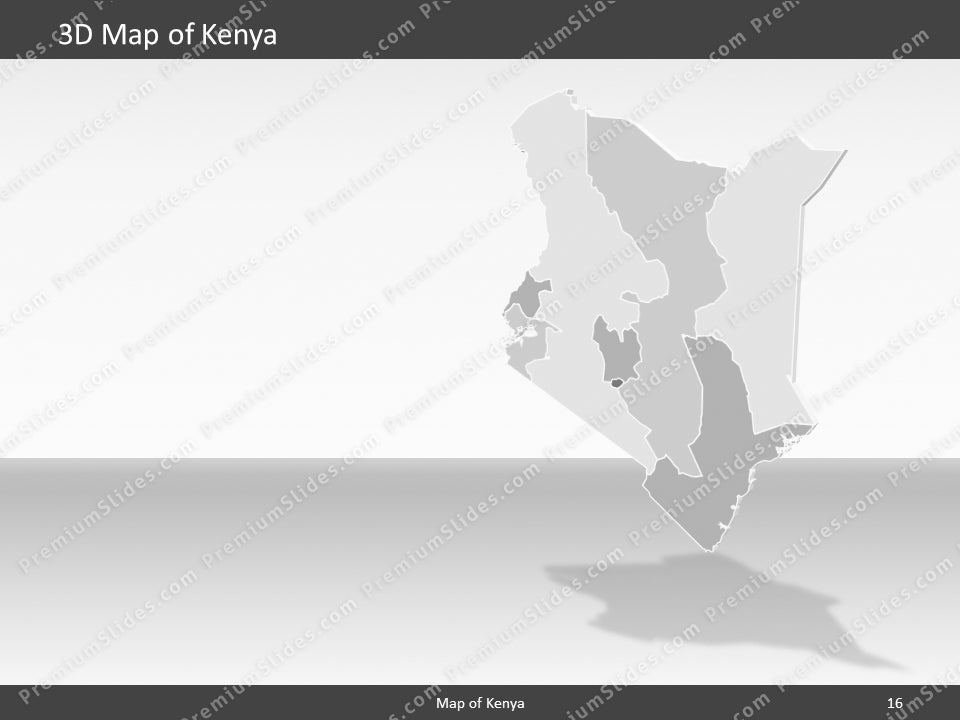 powerpoint map kenya