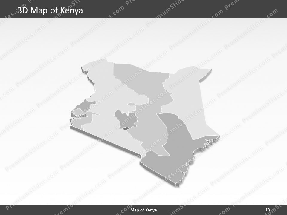 powerpoint map kenya