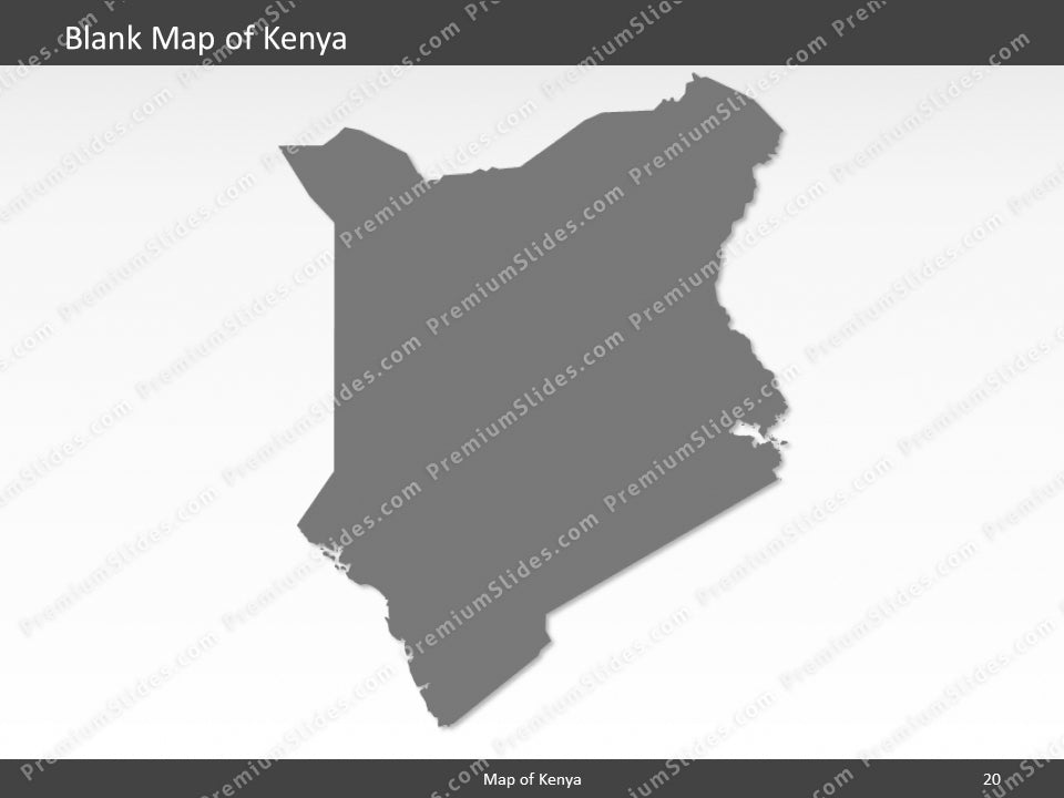 powerpoint map kenya