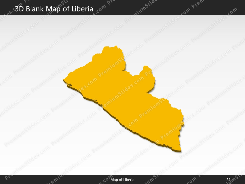 powerpoint map liberia