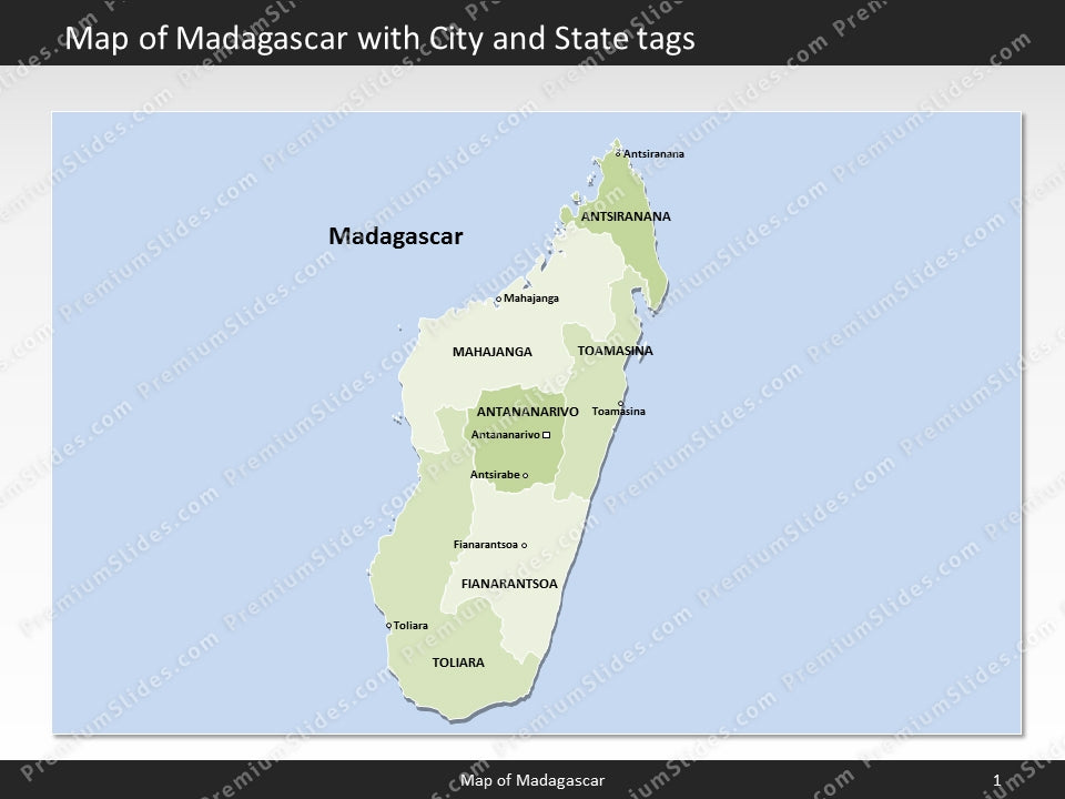 powerpoint map madagascar