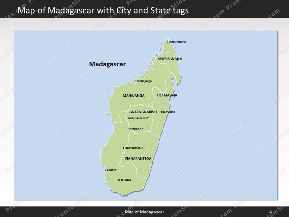 powerpoint map madagascar