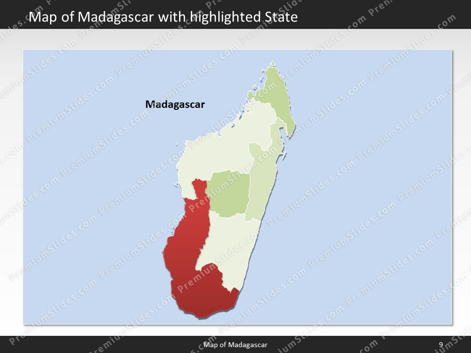 powerpoint map madagascar