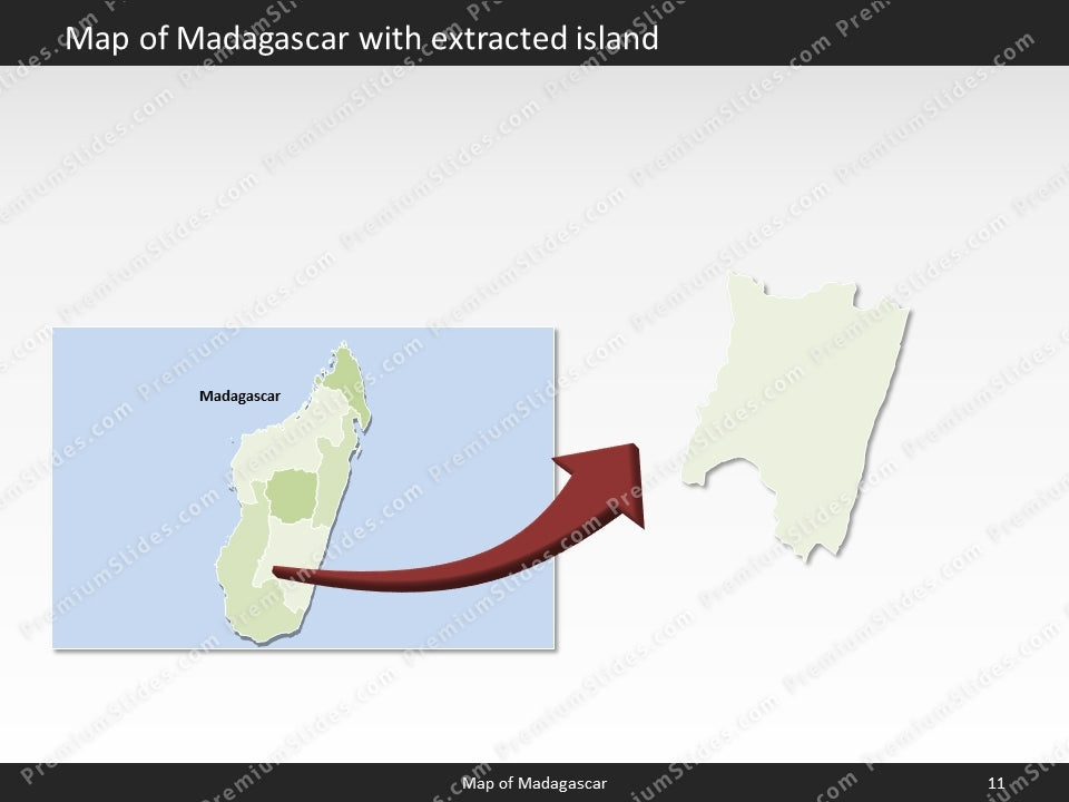 powerpoint map madagascar