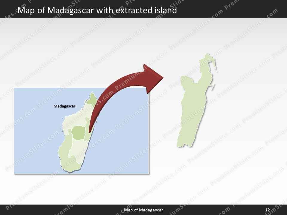powerpoint map madagascar