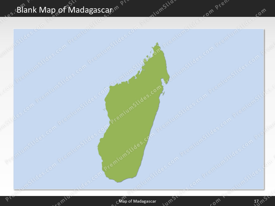 powerpoint map madagascar