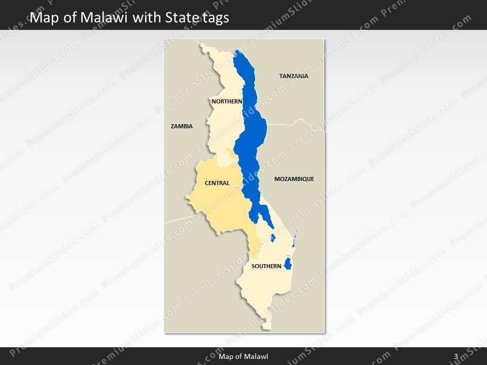 powerpoint map malawi