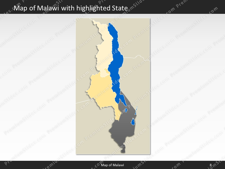 powerpoint map malawi